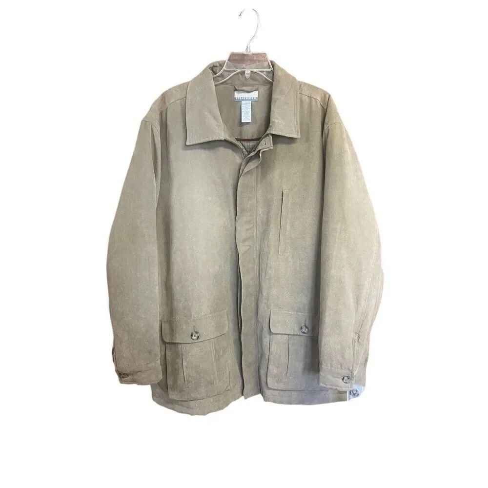 Breakwater Vintage Men’s Tan Quilted Jacket - Barn Jacket Size XL NWT